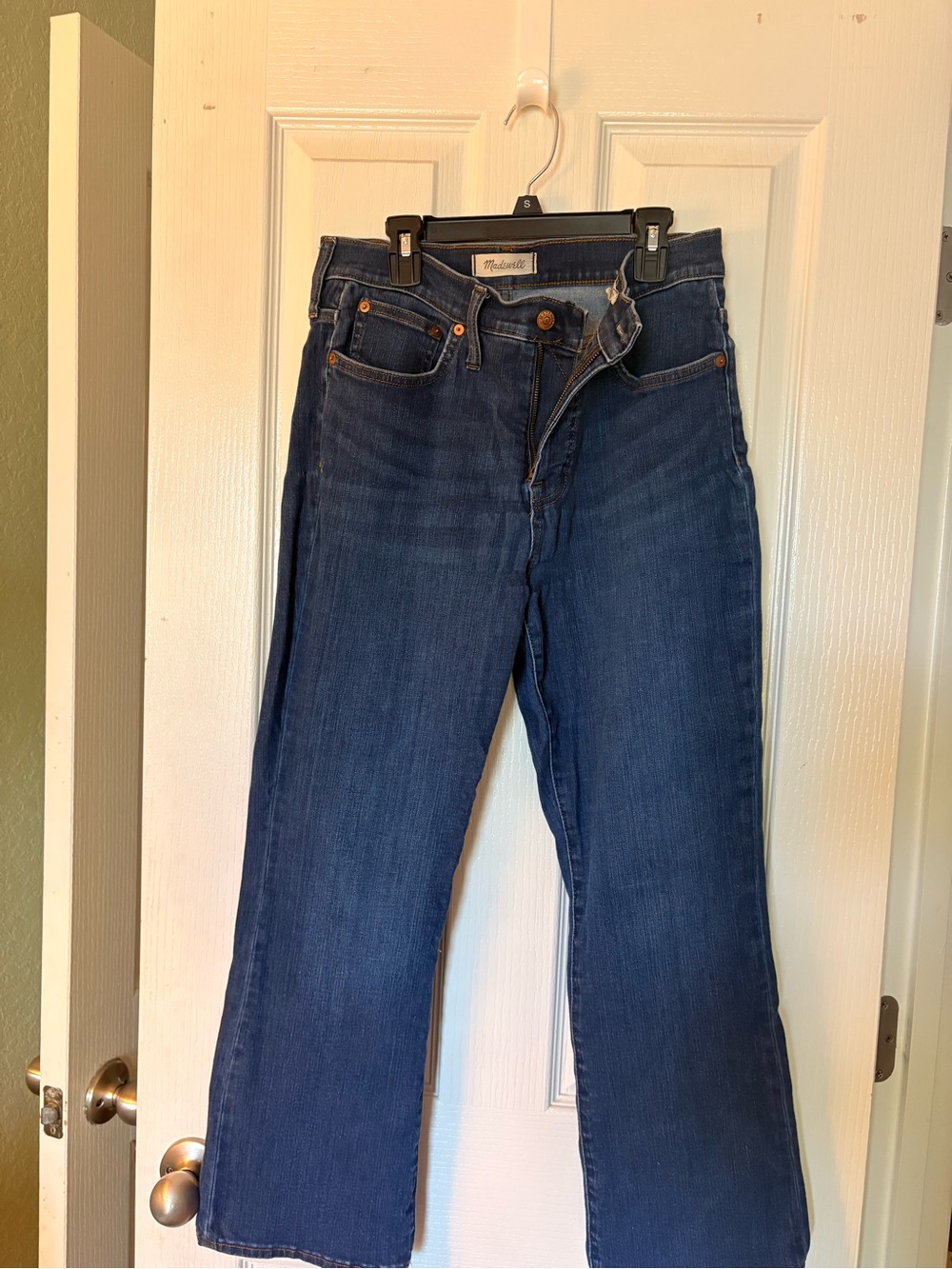 Madewell Dark Indigo Flare Jeans